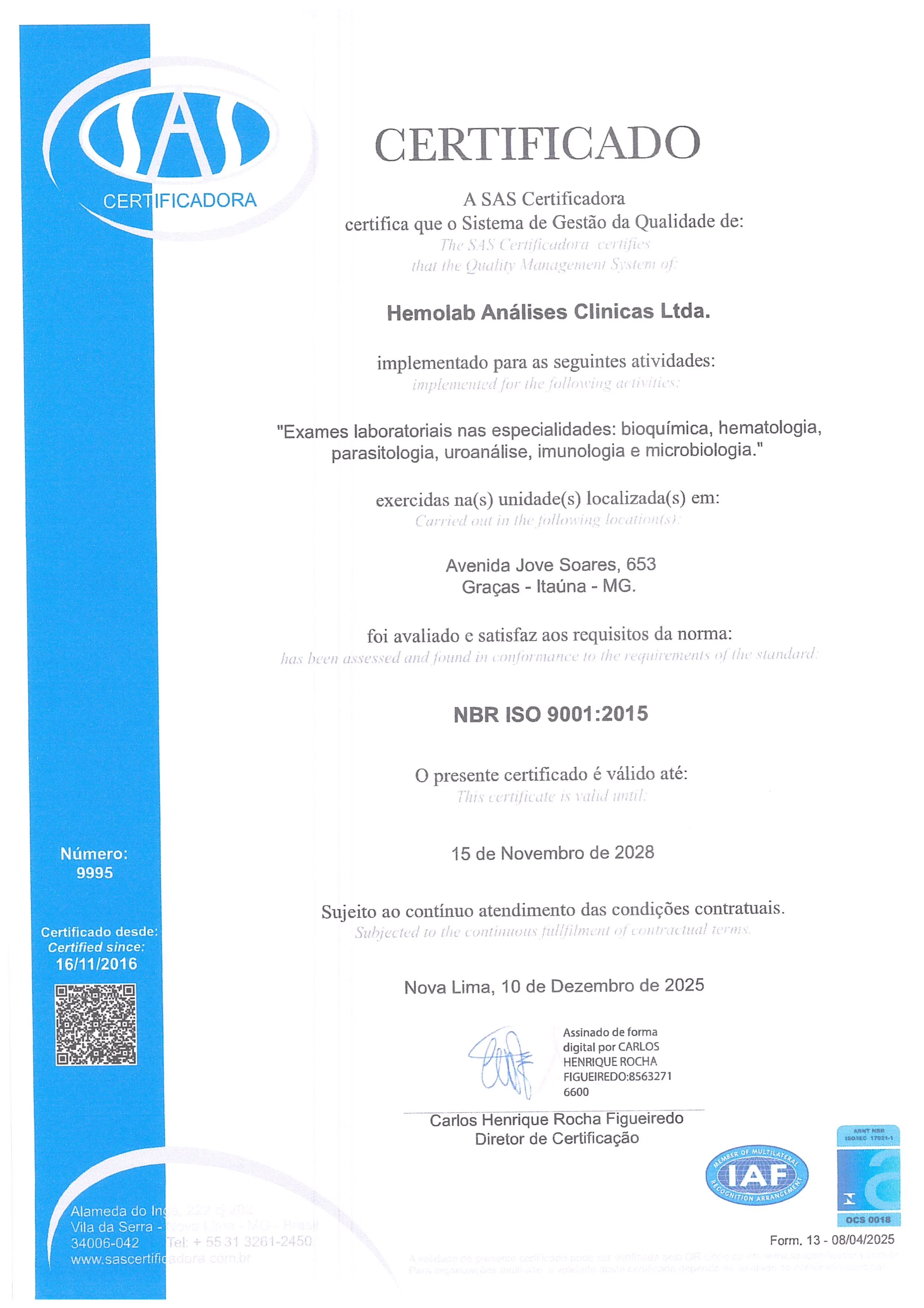 ISO 9001:2015